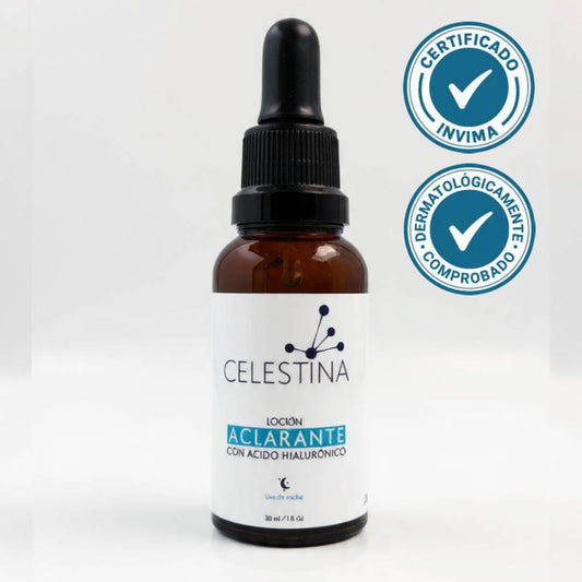 Celestina Aclarante – Loción despigmentante para manchas en axilas, cuello, entrepierna y rostro